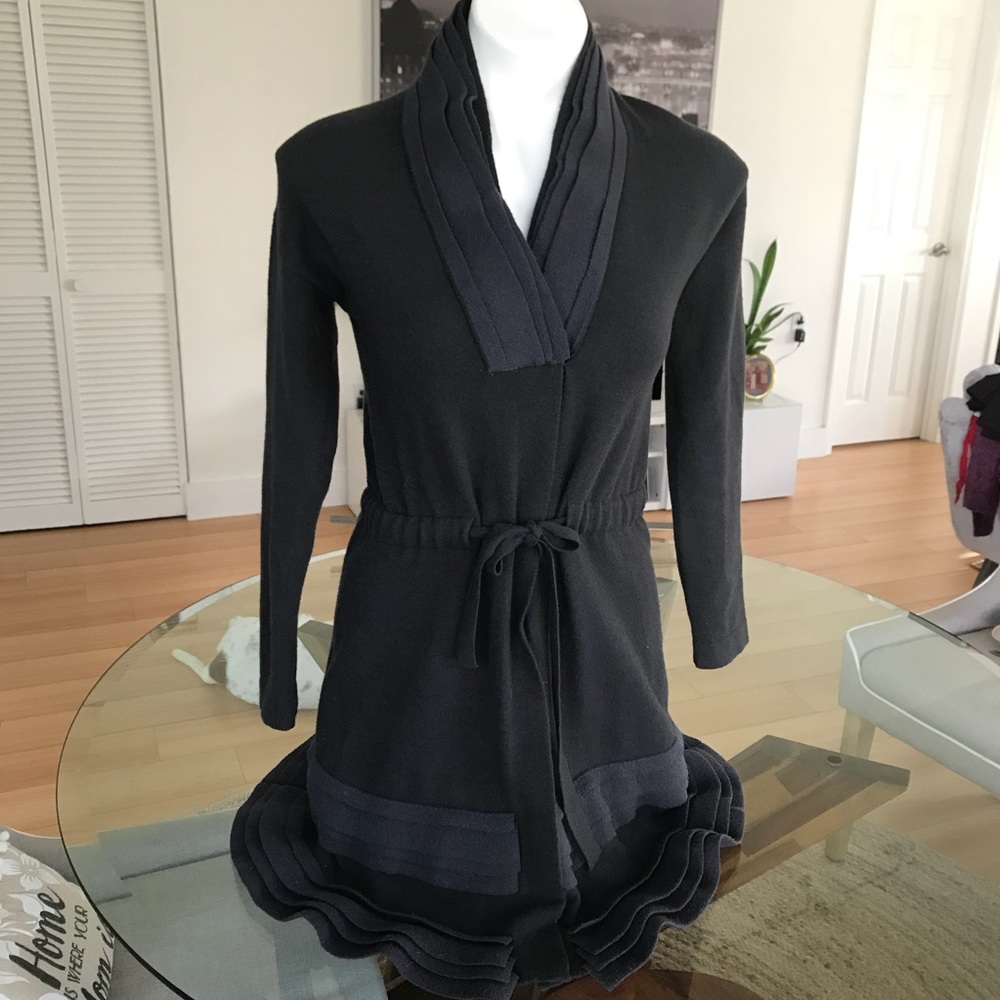 D.Exterior Italian wool + angora Coat jacket